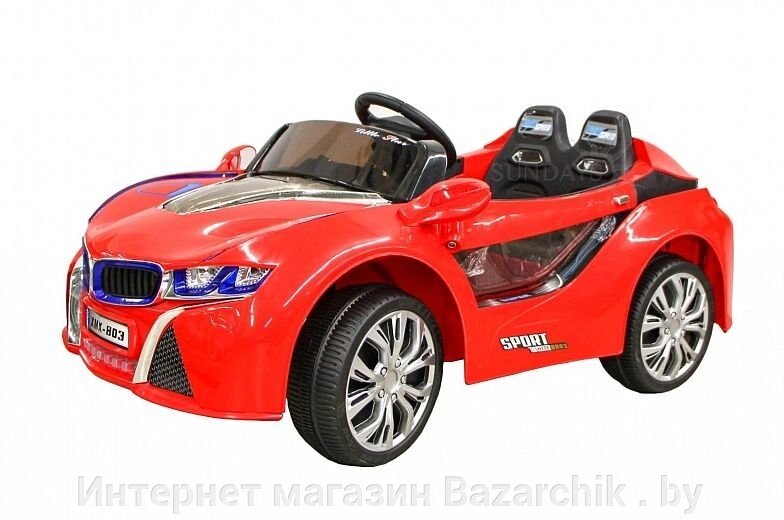 Детский электромобиль Sundays BMW i8 BJ803, цвет красный от компании Интернет магазин Bazarchik . by - фото 1