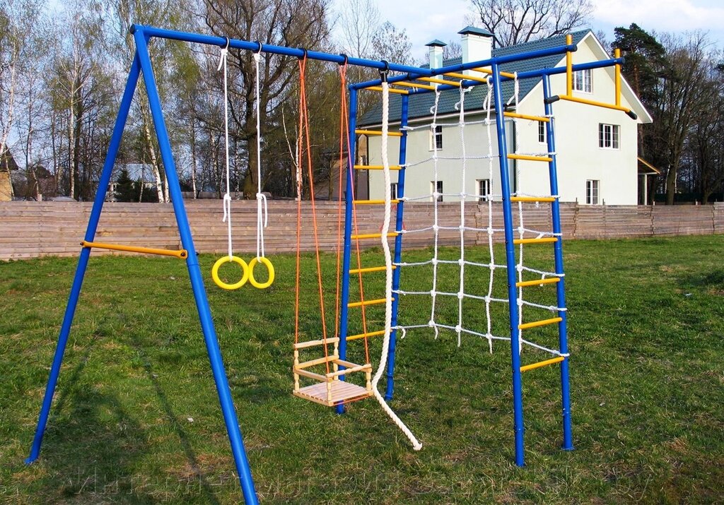 Детский спортивный комплекс Городок Дачный П-образный УП02 от компании Интернет магазин Bazarchik . by - фото 1