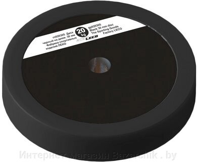 Диск 20 кг Leco черный на диам. 30 мм гп020305 от компании Интернет магазин Bazarchik . by - фото 1