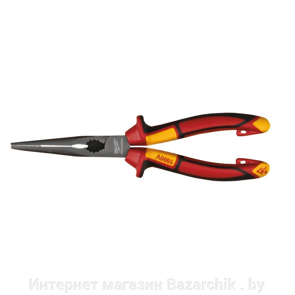 Длинногубцы изолированные прямые MILWAUKEE VDE 205 мм [4932464564] от компании Интернет магазин Bazarchik . by - фото 1