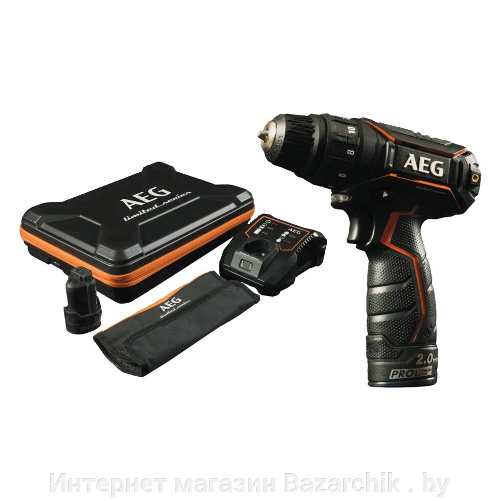 Дрель-шуруповерт аккумуляторная AEG BS12C2LE LI-202X от компании Интернет магазин Bazarchik . by - фото 1