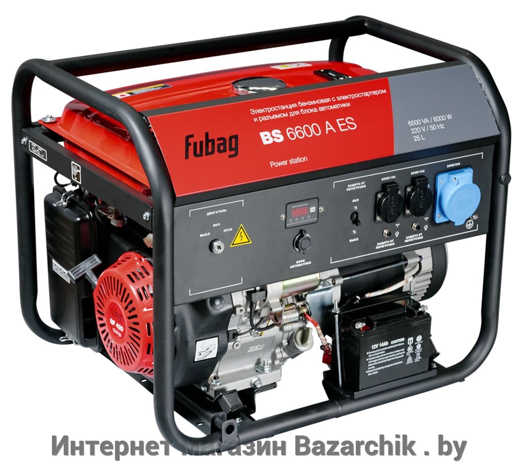 Генератор бензиновый FUBAG BS 6600 A ES с электростартером и коннектором автоматики от компании Интернет магазин Bazarchik . by - фото 1