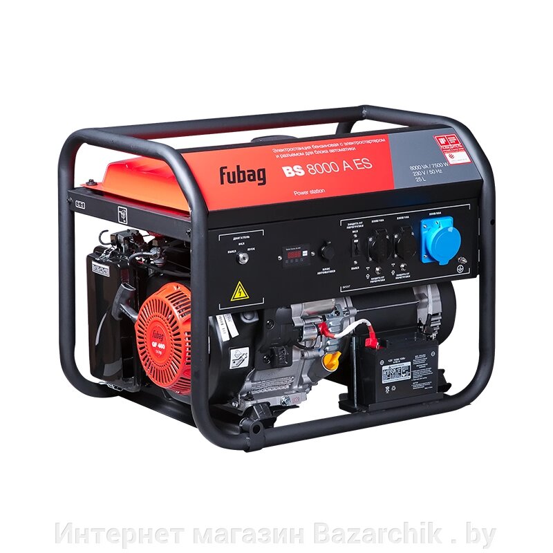 Генератор бензиновый FUBAG BS 8000 A ES с электростартером и коннектором автоматики от компании Интернет магазин Bazarchik . by - фото 1
