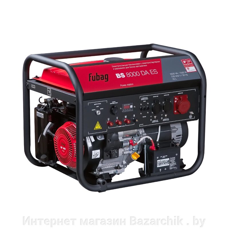 Генератор бензиновый FUBAG BS 8000 DA ES с электростартером и коннектором автоматики от компании Интернет магазин Bazarchik . by - фото 1