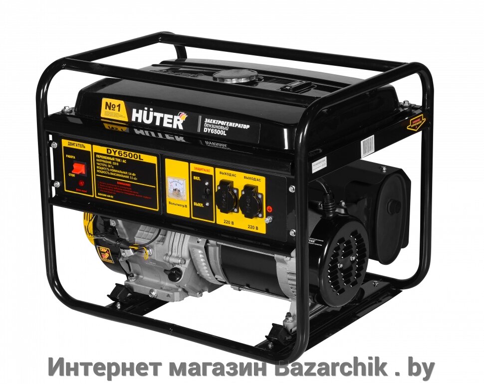 Генератор бензиновый Huter DY6500L от компании Интернет магазин Bazarchik . by - фото 1