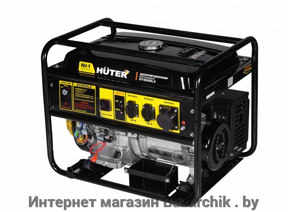 Генератор бензиновый Huter DY8000LX с электростартером от компании Интернет магазин Bazarchik . by - фото 1