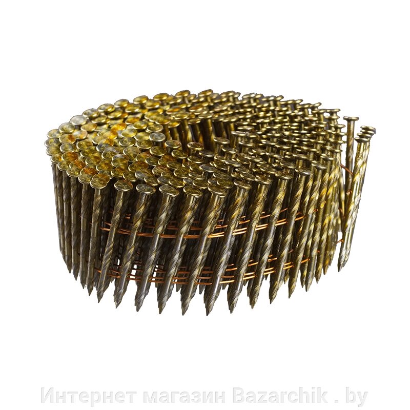 Гвозди FUBAG 2.50x50 мм кольцевая накатка для гвоздезабивных барабанных пистолетов N70C (9000 шт.) от компании Интернет магазин Bazarchik . by - фото 1