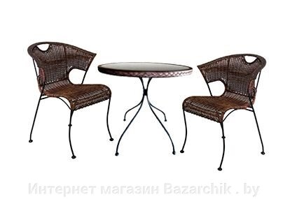 HFS 066/066.1 Комплект садовой мебели из ротанга Sundays (2 стула) от компании Интернет магазин Bazarchik . by - фото 1