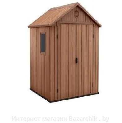 Хозблок пластиковый Darwin shed 6x8 indoor, коричневый от компании Интернет магазин Bazarchik . by - фото 1