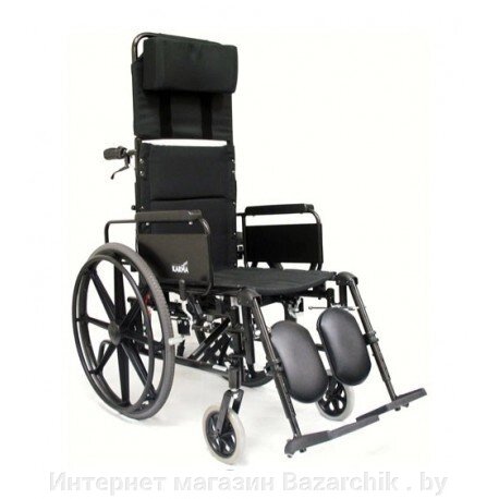 Коляска инвалидная самодвижущаяся с ручным тормозом Antar KM-5000 от компании Интернет магазин Bazarchik . by - фото 1
