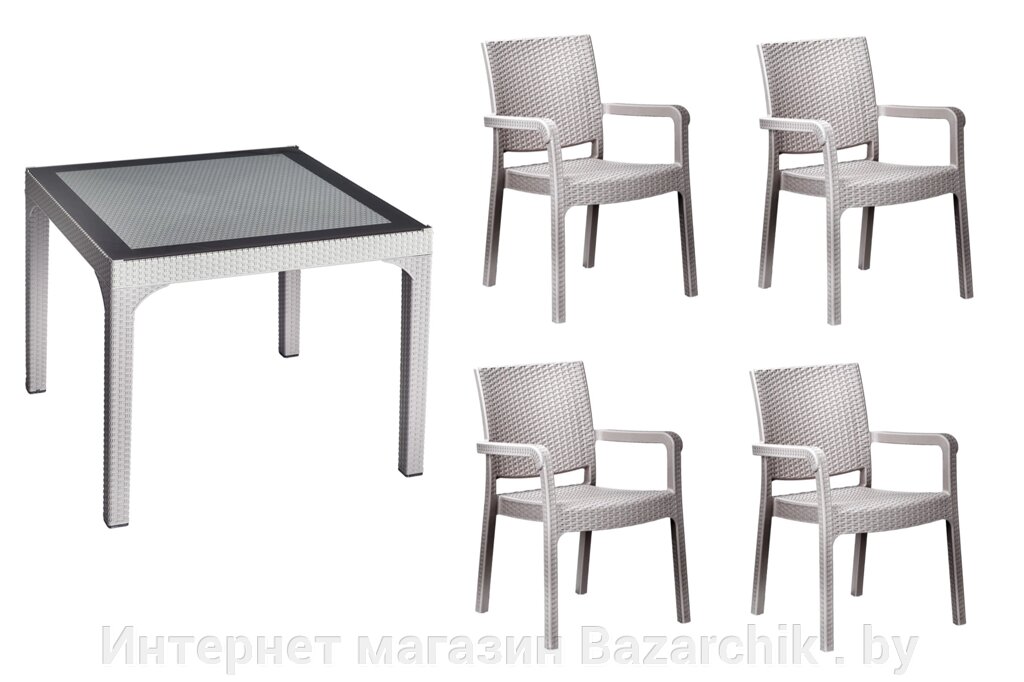 Комплект мебели Holiday Troya-4 - Grey от компании Интернет магазин Bazarchik . by - фото 1