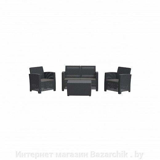 Комплект садовой мебели Sundays Tonga 1806136B (Black) от компании Интернет магазин Bazarchik . by - фото 1