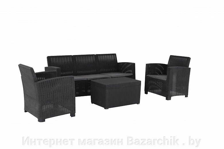 Комплект садовой мебели Sundays Tonga-CB 1806136CB (Black) от компании Интернет магазин Bazarchik . by - фото 1