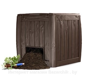Компостер садовый Keter Deco Composter, коричневый от компании Интернет магазин Bazarchik . by - фото 1