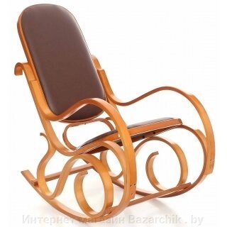 Кресло-качалка Calviano M198 (светло-коричневое) от компании Интернет магазин Bazarchik . by - фото 1