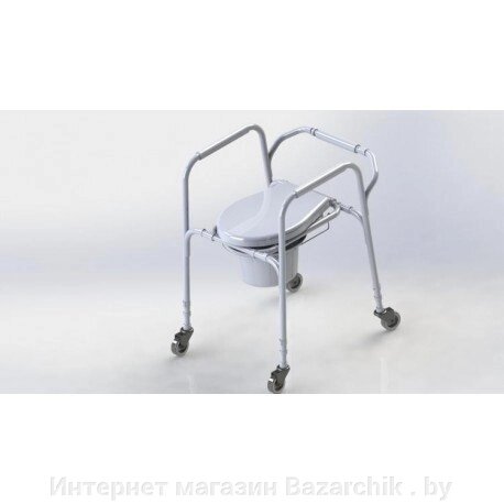 Кресло туалет с колесами Antar AT01003 от компании Интернет магазин Bazarchik . by - фото 1