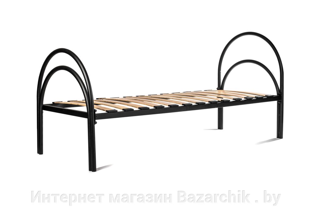 Кровать бытовая Эстер с1058 на ламелях от компании Интернет магазин Bazarchik . by - фото 1