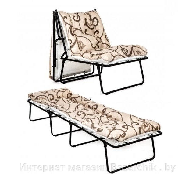 Кровать-кресло Лира с210/122 (уценка, незначительные царапины на каркасе) от компании Интернет магазин Bazarchik . by - фото 1
