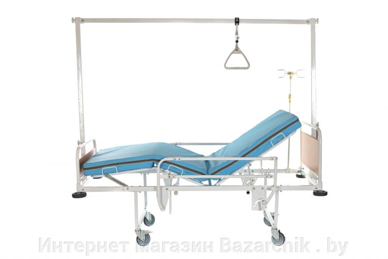 Кровать медицинская 3-секционная Здоровье-3 с1131м (модернизированная) от компании Интернет магазин Bazarchik . by - фото 1