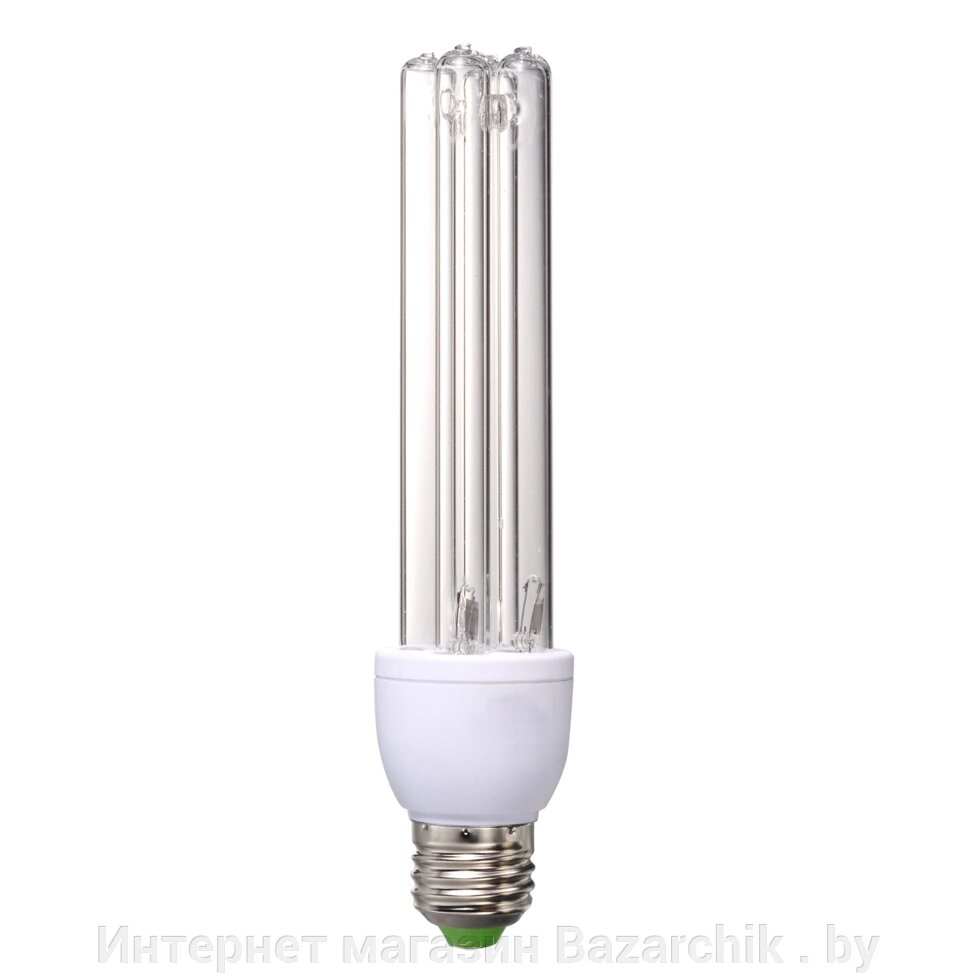 Лампа бактерицидная ультрафиолетовая Uniel ESL-PLD-15/UVCB/E27/CL от компании Интернет магазин Bazarchik . by - фото 1