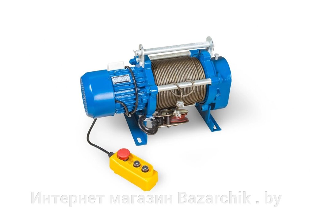 Лебедка электрическая Zitrek KCD-500/1000/220v канат 60м от компании Интернет магазин Bazarchik . by - фото 1
