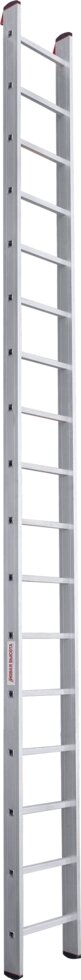 Лестница алюминиевая односекционная профессиональная 17 ст. NV 300 от компании Интернет магазин Bazarchik . by - фото 1