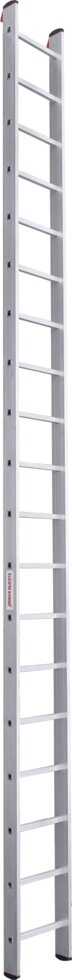 Лестница алюминиевая односекционная профессиональная 19 ст. NV 300 от компании Интернет магазин Bazarchik . by - фото 1