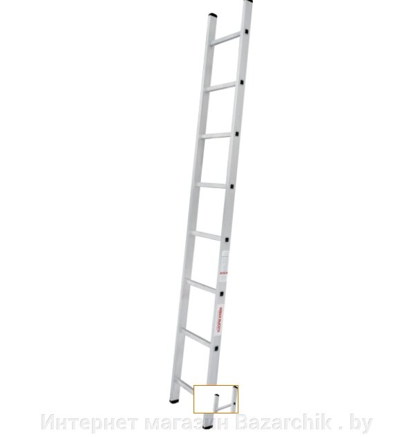 Лестница односекционная ал. 1х 8 серия NV121 Новая высота от компании Интернет магазин Bazarchik . by - фото 1