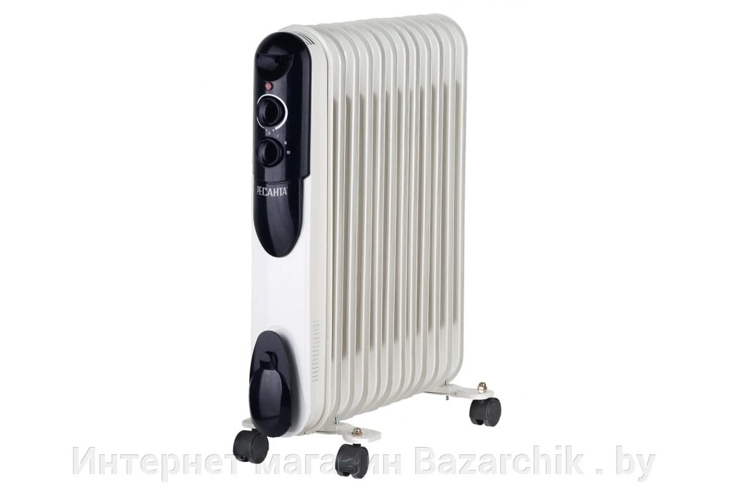 Масляный радиатор Ресанта ОМПТ-12Н от компании Интернет магазин Bazarchik . by - фото 1