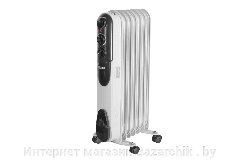 Масляный радиатор Ресанта ОМПТ-7Н от компании Интернет магазин Bazarchik . by - фото 1