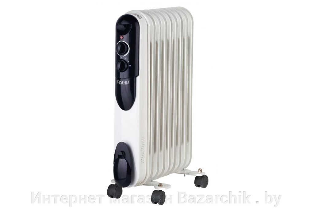 Масляный радиатор Ресанта ОМПТ-9Н от компании Интернет магазин Bazarchik . by - фото 1