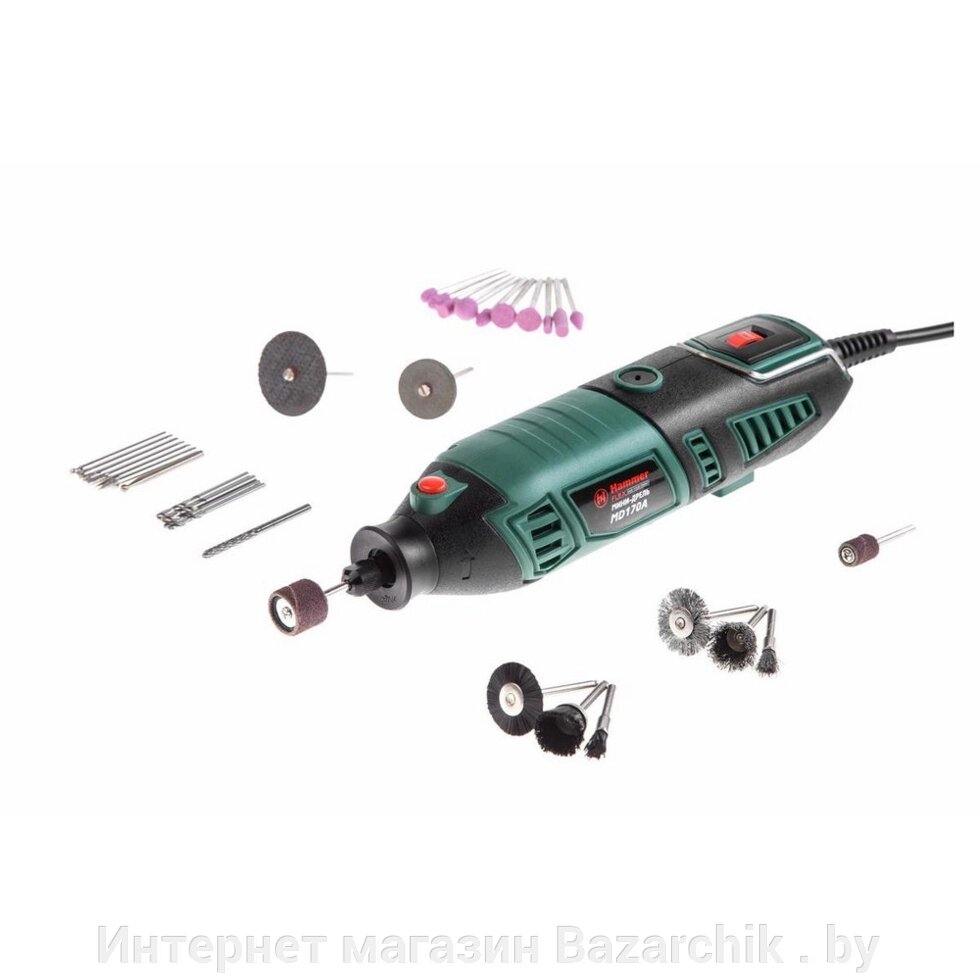 Многофункциональный инструмент (мини) Hammer Flex MD170A от компании Интернет магазин Bazarchik . by - фото 1