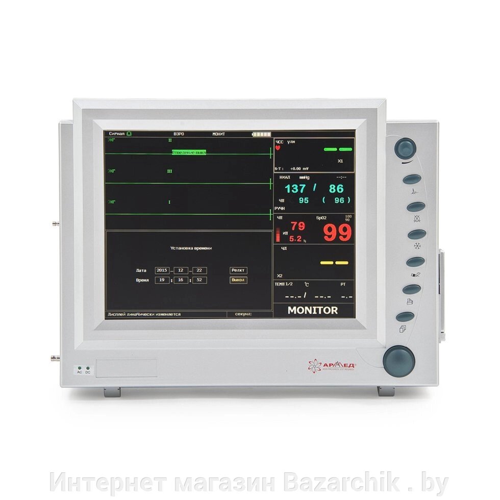 Монитор прикроватный многофункциональный медицинский Armed PC-9000b (с Nellcor-датчиками) от компании Интернет магазин Bazarchik . by - фото 1