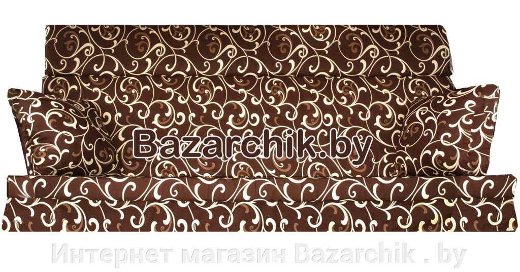 Мягкий элемент (сиденье) с подголовником для садовых качелей 2000х530 (с313) от компании Интернет магазин Bazarchik . by - фото 1