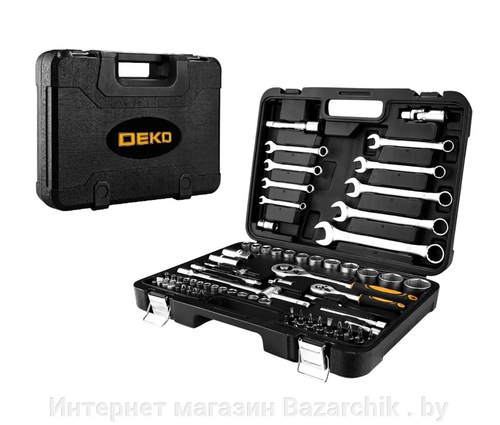 Набор инструмента для авто DEKO DKMT82 SET 82 от компании Интернет магазин Bazarchik . by - фото 1