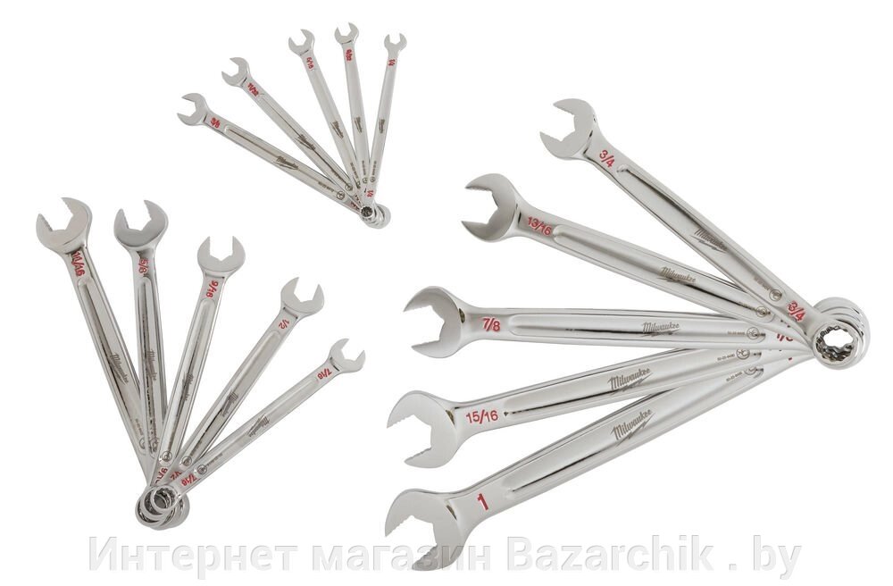 Набор ключей дюймовых MILWAUKEE (15 шт.) [48229415] от компании Интернет магазин Bazarchik . by - фото 1