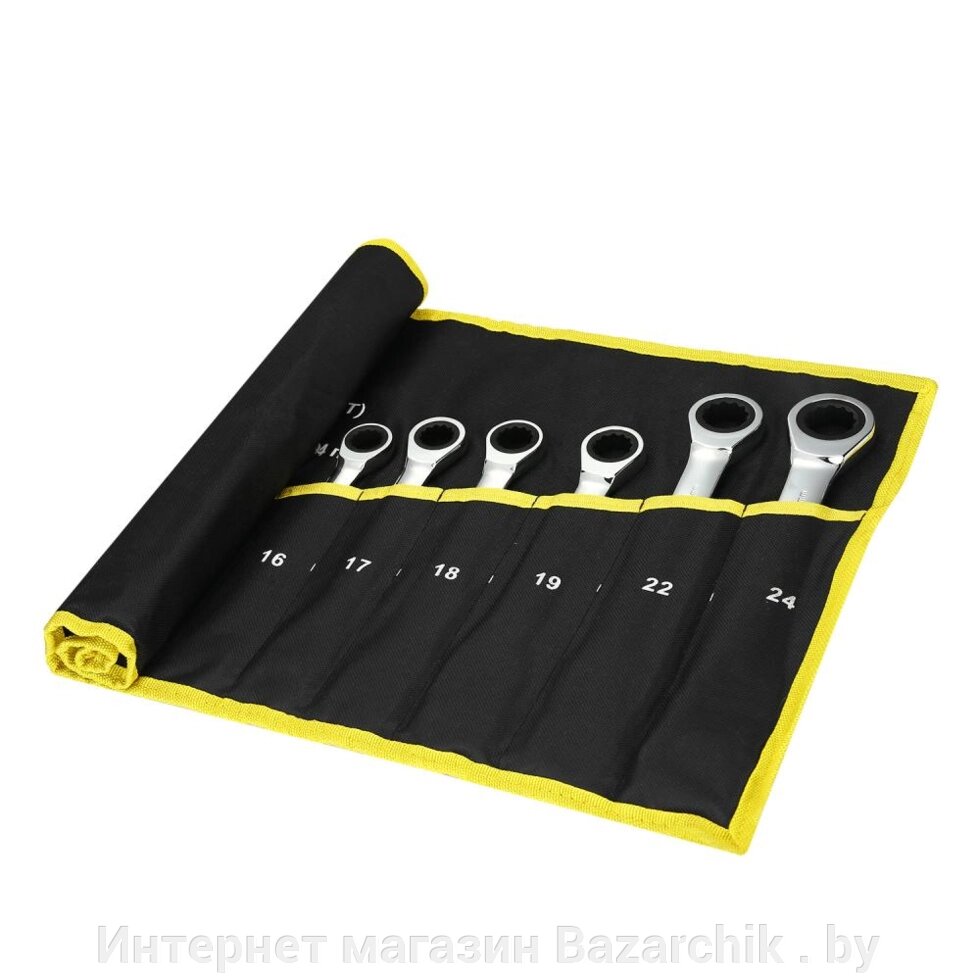 Набор комбинированных трещоточных ключей DEKO DKHT14 SET 14 от компании Интернет магазин Bazarchik . by - фото 1