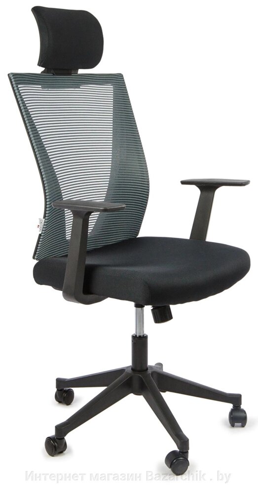 Офисное кресло Calviano BRUNO grey/black от компании Интернет магазин Bazarchik . by - фото 1