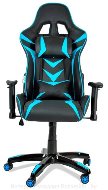 Офисное кресло Calviano MUSTANG blue/black от компании Интернет магазин Bazarchik . by - фото 1