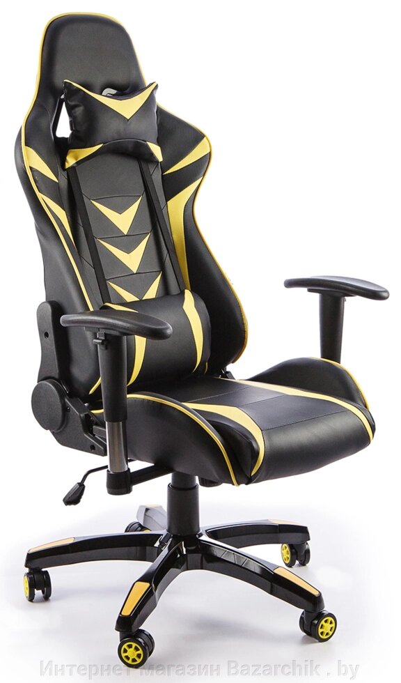 Офисное кресло Calviano MUSTANG yellow/black от компании Интернет магазин Bazarchik . by - фото 1
