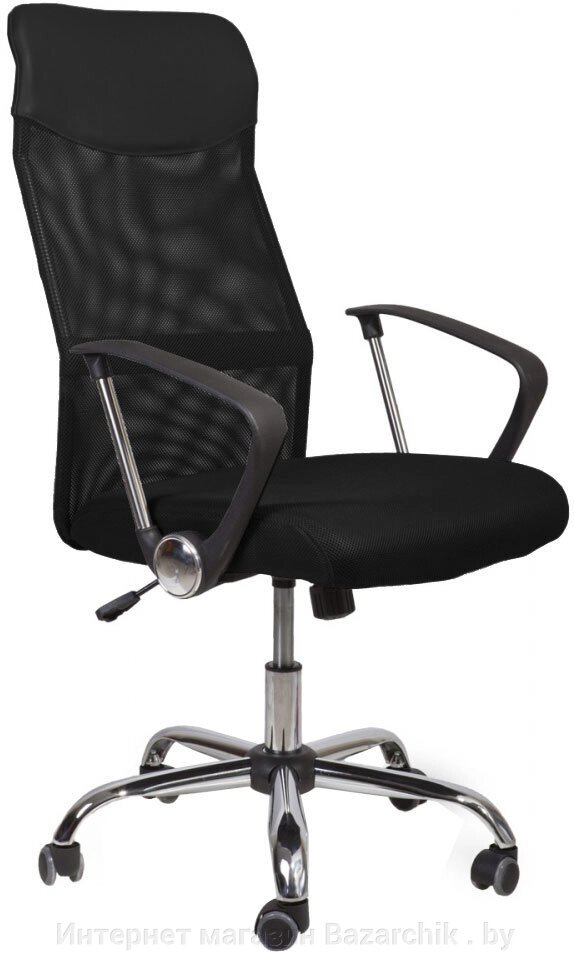 Офисное кресло Mio Tesoro Фредо AOC-8648 (черный/черный) от компании Интернет магазин Bazarchik . by - фото 1