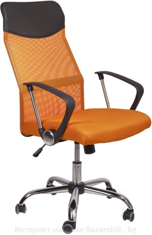 Офисное кресло Mio Tesoro Фредо AOC-8648 (черный/оранжевый) от компании Интернет магазин Bazarchik . by - фото 1