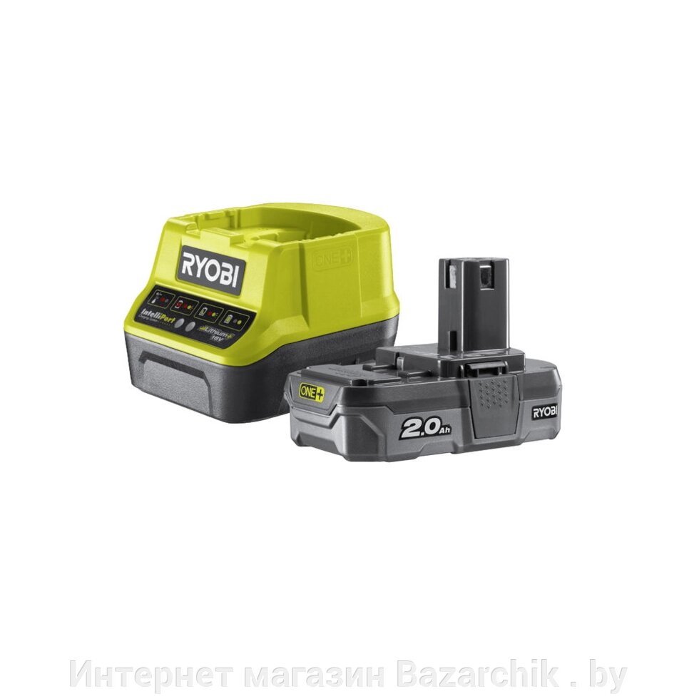 ONE + / Аккумулятор c зарядным устройством RYOBI RC18120-120 от компании Интернет магазин Bazarchik . by - фото 1
