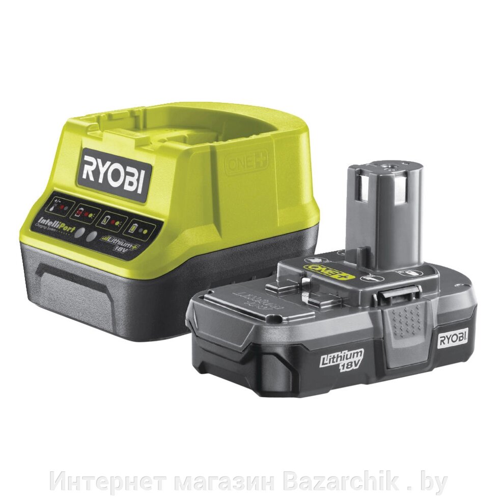 ONE + / Аккумулятор с зарядным устройством RYOBI RC18120-113 от компании Интернет магазин Bazarchik . by - фото 1