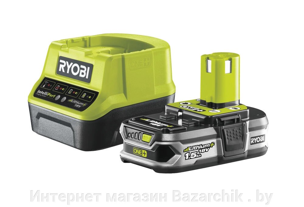ONE + / Аккумулятор с зарядным устройством RYOBI RC18120-115 от компании Интернет магазин Bazarchik . by - фото 1