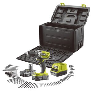 ONE +дрель-шуруповерт RYOBI R18DD3-213X