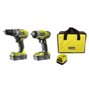 ONE +набор инструмента RYOBI R18DDID-220S