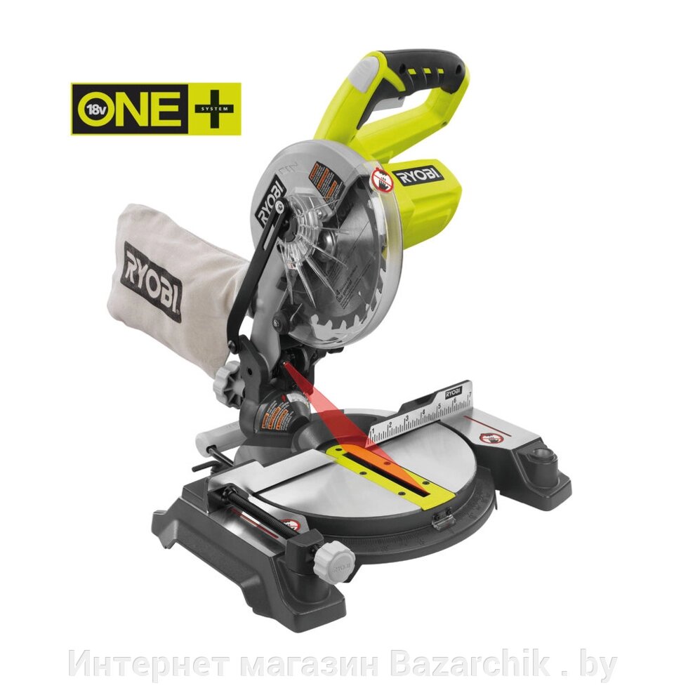 ONE + / Торцовочная пила RYOBI EMS190DCL (без батареи) от компании Интернет магазин Bazarchik . by - фото 1