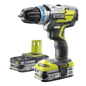 ONE +ударная дрель-шуруповерт RYOBI R18PDBL-225S