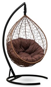 Подвесное кресло-кокон SEVILLA VERDE горячий шоколад кокон+шоколадная подушка